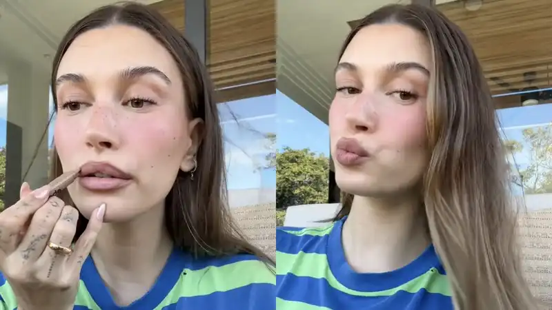 Haley Bieber Casually Shows Rohde's First Lipliner in New TikTok